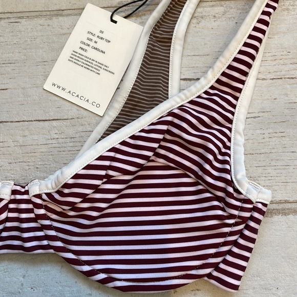 NWT Acacia Ruby Carolina bikini top - Picture 2 of 6